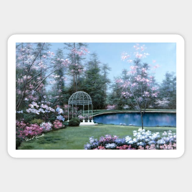 LAKESIDE GAZEBO Sticker by dartist